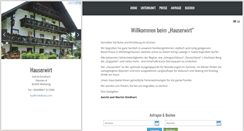 Desktop Screenshot of hauserwirt.de