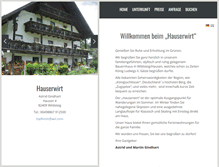 Tablet Screenshot of hauserwirt.de